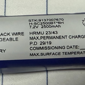 Pakiet NiMH 23430 2500mAh 7.2V Philips