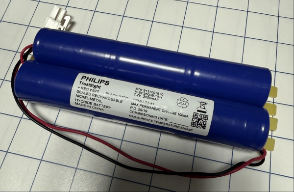 Pakiet NiMH 23430 2500mAh 7.2V Philips